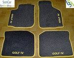volkswagen golf 4 antrac bordo giallo con decori